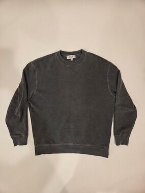 COS Washed Charcoal Grey Crewneck Sweatshirt